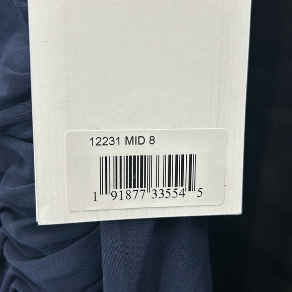 Mac Duggal 12231 / 12527 NWT BEADED CUFF DROP SHOULDER FAUX WRAP GOWN - Picture 14 of 16